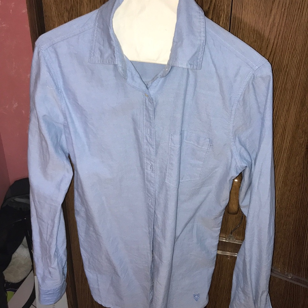 Jean jacket/ dress blouse
